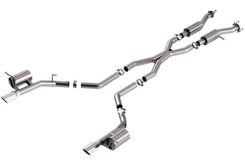 Borla 2021+ Dodge Durango SRT Hellcat 6.2L V8 AWD ATAK Cat-Back Exhaust System - T-304SS thumbnail 2