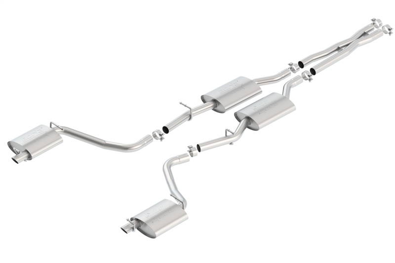 Borla 2015 Dodge Challenger 3.6L V6 ATAK Catback Exhaust No Tips Factory Valance thumbnail 4