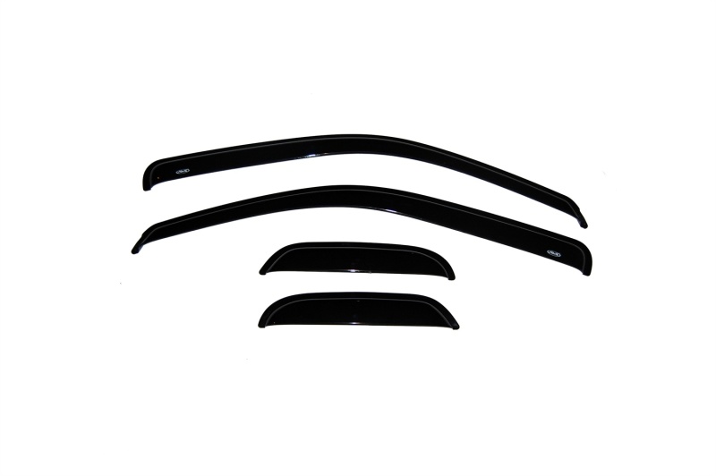 AVS 04-12 Chevy Colorado Ext. Cab Ventvisor Outside Mount Window Deflectors 4pc - Smoke thumbnail 2