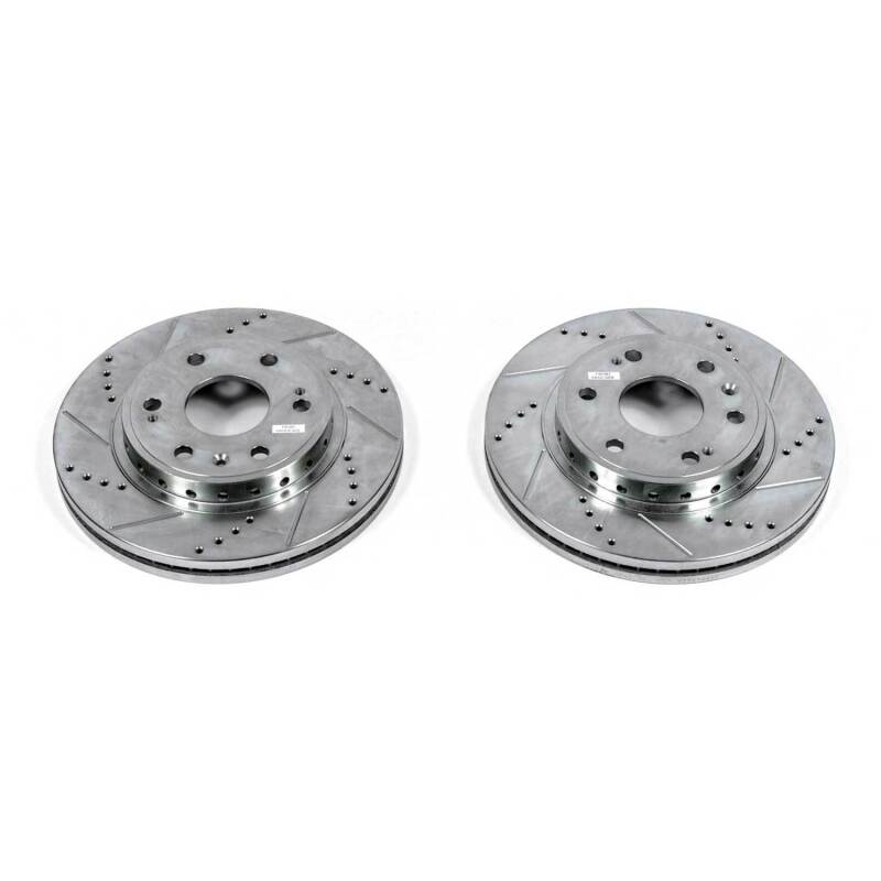 Power Stop 08-19 Chevrolet Tahoe Front Evolution Drilled & Slotted Rotors - Pair thumbnail 2