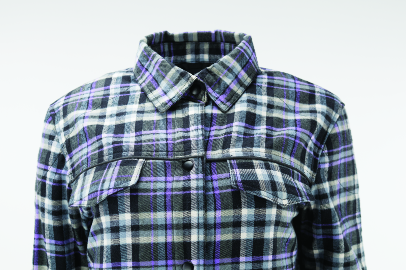 Kuryakyn Leather By River Road Cameo Flannel Moto Shirt Womens - Small thumbnail 3