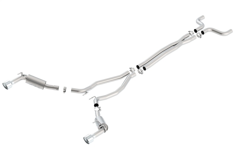 Borla 14-15 Chevy Camaro SS 6.2L V8 Single Split Rear Exit ATAK Catback Exhaust thumbnail 4