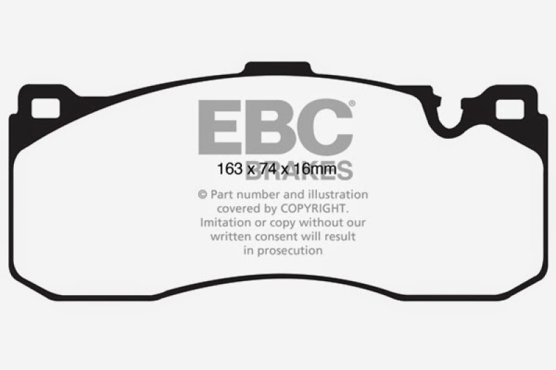 EBC 08-10 BMW 135 3.0 Twin Turbo Greenstuff Front Brake Pads thumbnail 5