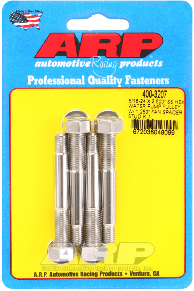 ARP Water Pump Pulley Stud Kits