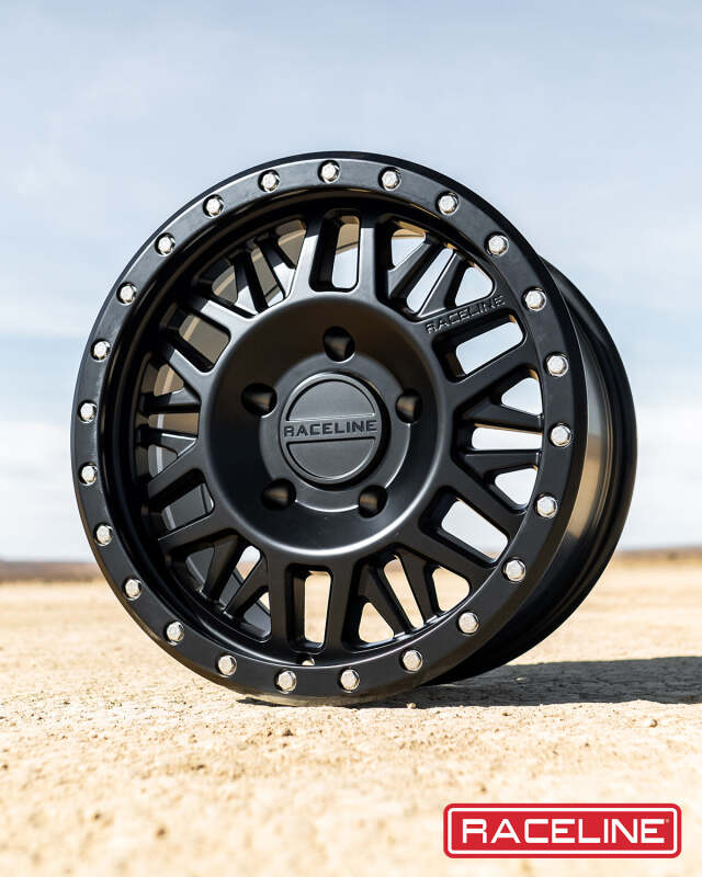 Raceline 951B Ryno 17x8.5in / 6x139.7 BP / 0mm Offset / 106.1mm Bore - Satin Black Wheel thumbnail 7