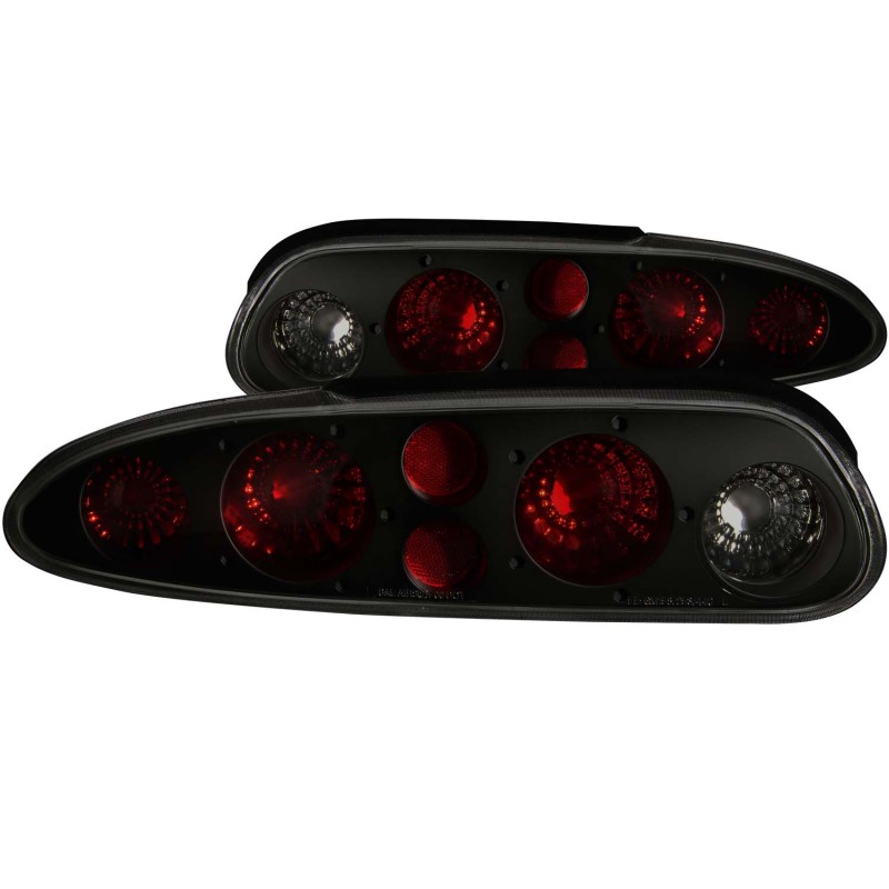 ANZO 1993-2002 Chevrolet Camaro Taillights Dark Smoke thumbnail 3