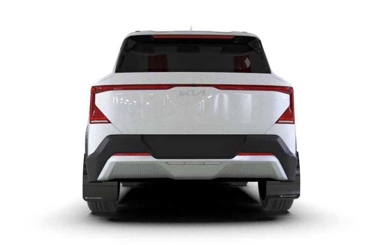 Rally Armor 2027 Kia EV5 Black UR Mud Flap - White Logo thumbnail 2