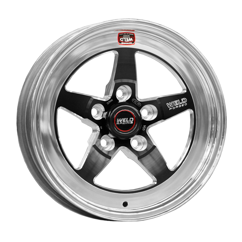 Weld S71 15x10 / 5x4.5 BP / 8.5in. BS Black Wheel (Low Pad) - Non-Beadlock