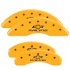 MGP 4 Caliper Covers Engraved F & R Chevy Racing Yellow Finish Black Char 2016 Chevrolet Camaro thumbnail 8