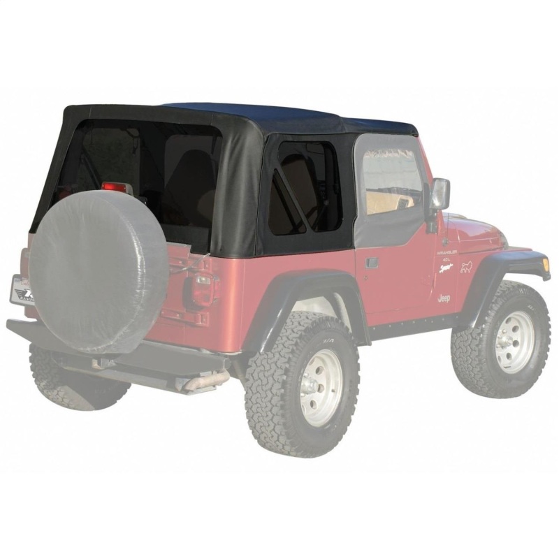 Rampage 1997-2006 Jeep Wrangler(TJ) OEM Replacement Top - Black Diamond thumbnail 3