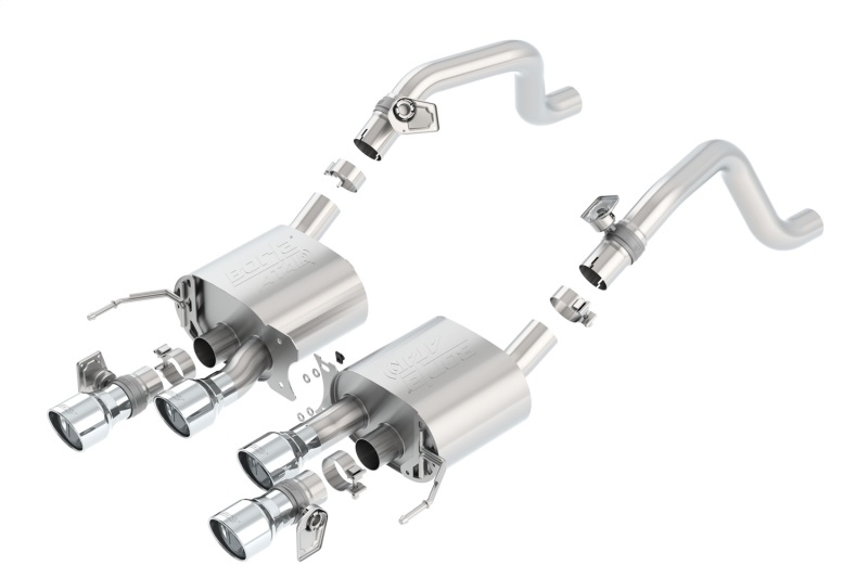 Borla 2014 Chevrolet Corvette C7 6.2L 8cyl ATAK Exhaust w/ NPP Dual Mode (rear section only) thumbnail 4