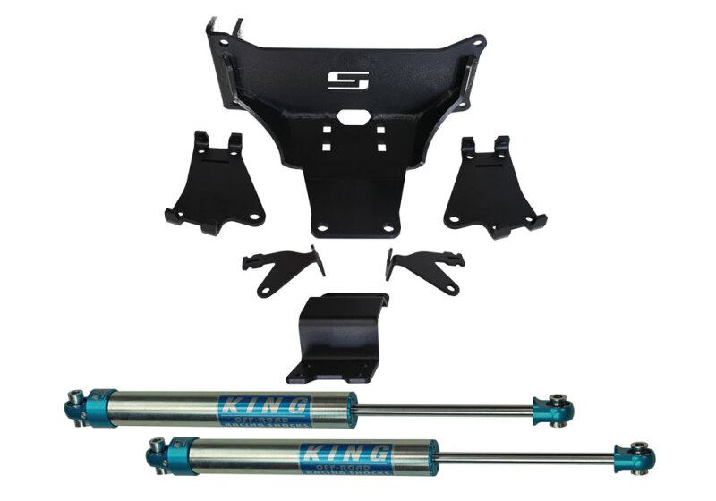 Dual Steering Stabilizer Kit-w/ King 2.0 Shocks-05-22 F250/350 4WD-No Lift Req
Dual Steering Stabilizer Kit-w/King 2.0 Shocks-05-22 F250/350 4WD-No Lift Req