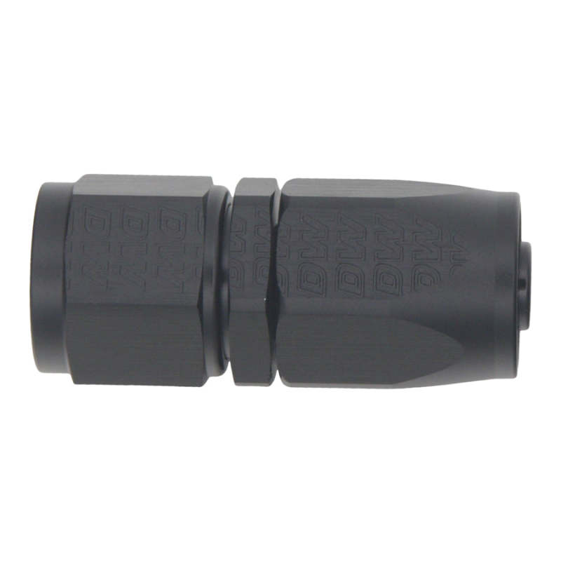 DeatschWerks 8AN Female Swivel Straight Hose End CPE - Anodized Matte Black thumbnail 2