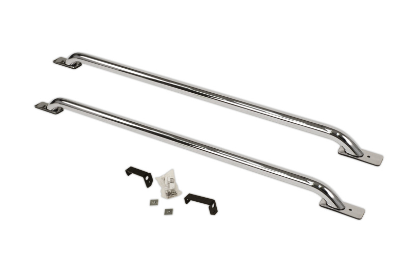 Go Rhino 07-13 Chevrolet Silverado Stake Pocket Bed Rails - Chrome thumbnail 2
