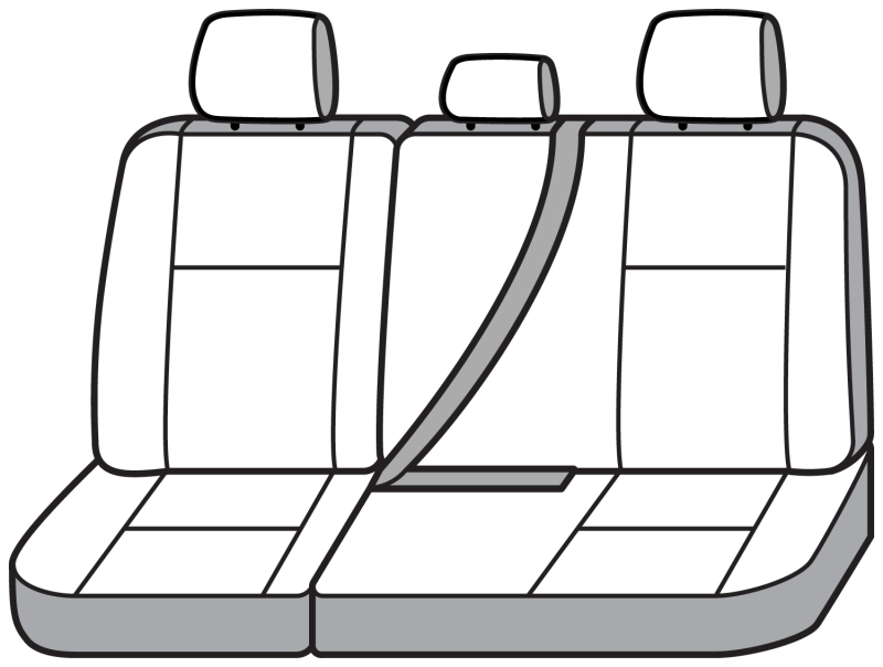 Covercraft 24-25 Toyota Tacoma Carhartt Super Dux SeatSaver Second Row Custom Seat Cover - Gravel thumbnail 6