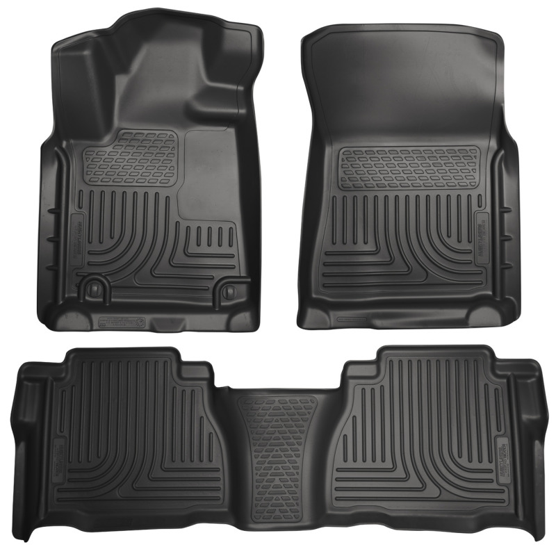 Husky Liners 14 Toyota Tundra Weatherbeater Black Front & 2nd Seat Floor Liners thumbnail 7
