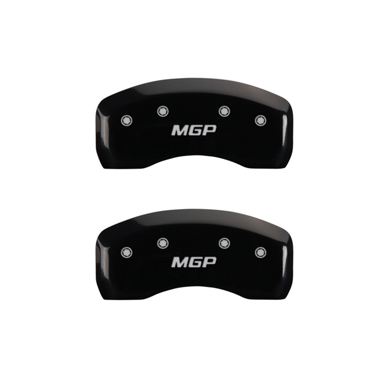 MGP 2 Caliper Covers Engraved Rear MGP Black Finish Silver Characters 2007 Acura RL thumbnail 3