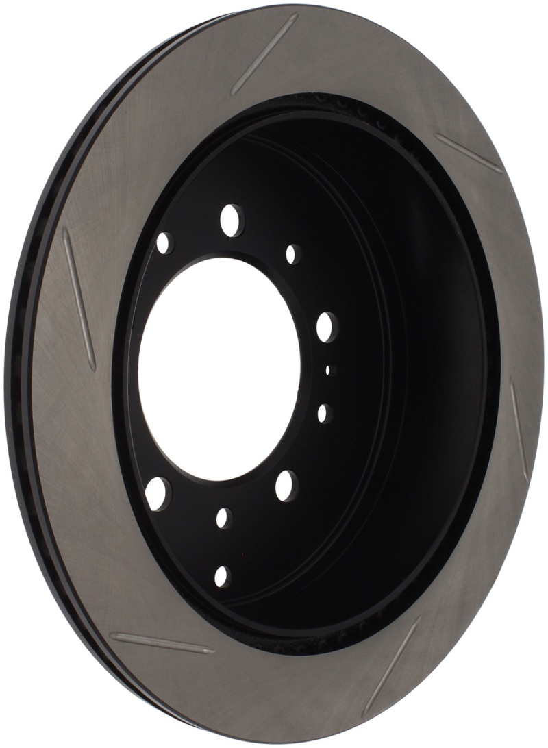 StopTech Power Slot 08-09 Lexus LX450/470/570 / 07-09 Toyota Tundra Slotted Left Rear Rotor thumbnail 4