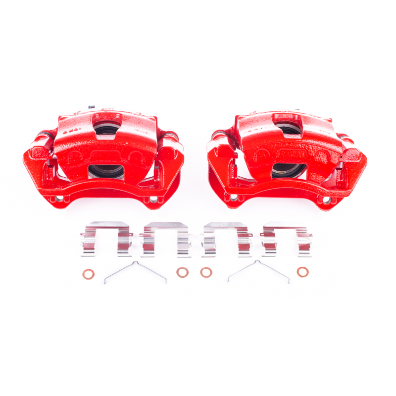 PowerStop Z23 Evolution Sport Brake Upgrade Kits with Calipers KC7353 Disc Kit, Upgrade, Front, Cross-Drilled/Slotted Surface, Hyundai, Kia, Kit thumbnail 6