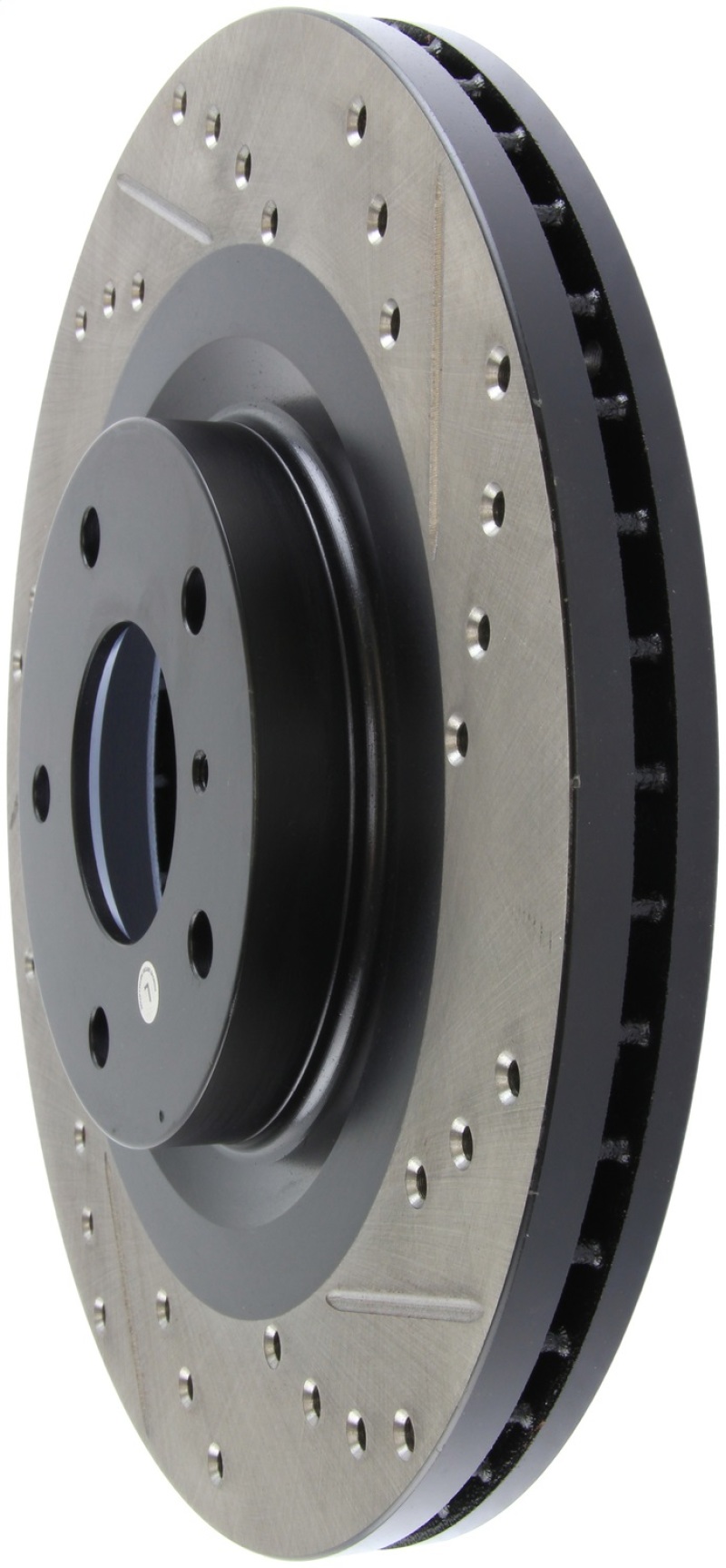 StopTech 06-07 350Z / 05-07 G35 exp Sport/ 06-07 G35X SportStop Slotted & Drilled Front Left Rotor thumbnail 7