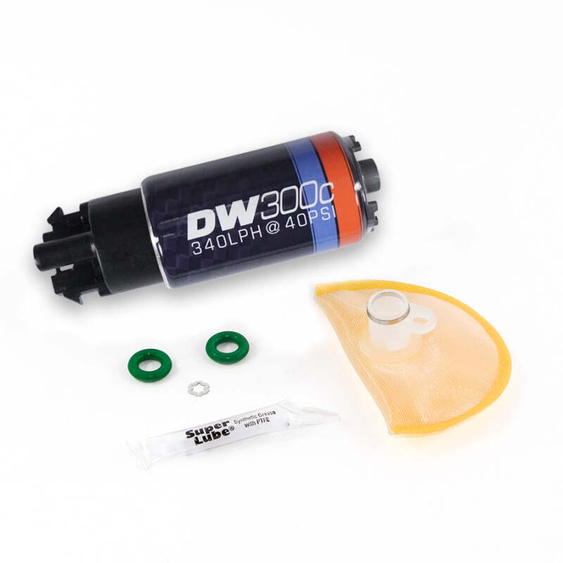 DeatschWerks 340lph DW300C Compact Fuel Pump w/ 06-11 Civic Set Up Kit (w/o Mounting Clips) thumbnail 2