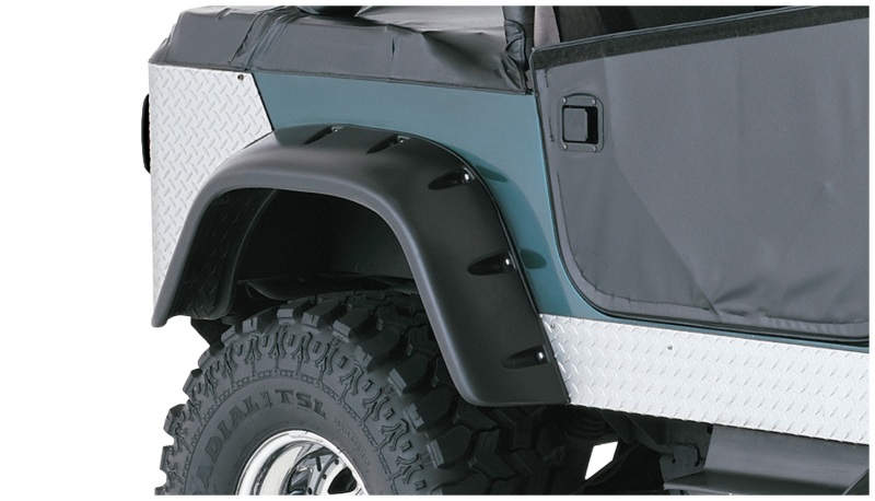 Bushwacker 59-83 Jeep CJ5 Cutout Style Flares 2pc - Black thumbnail 4
