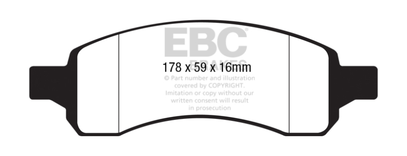 EBC S2 Brake Pad and Rotor Kit (1x ebcDP61761/2, 1x ebcUSR7490) thumbnail 4