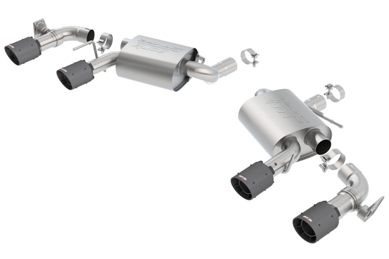 Borla 2016-2017 Chevrolet Camaro SS AT/MT RWD S-type Exhaust (w/ Dual Mode Valves) - Black CF Tip thumbnail 3