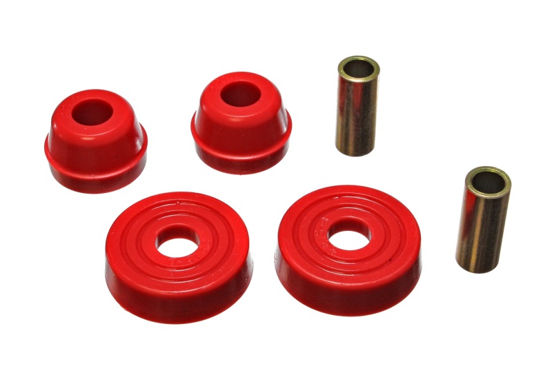 Energy Suspension 83-04 Ford Mustang SVO Red McPherson Strut Tower Bushing Set thumbnail 5
