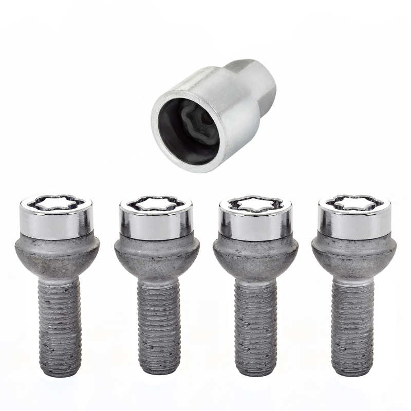 Radius Seat Style Wheel Lock Bolts-Chrome