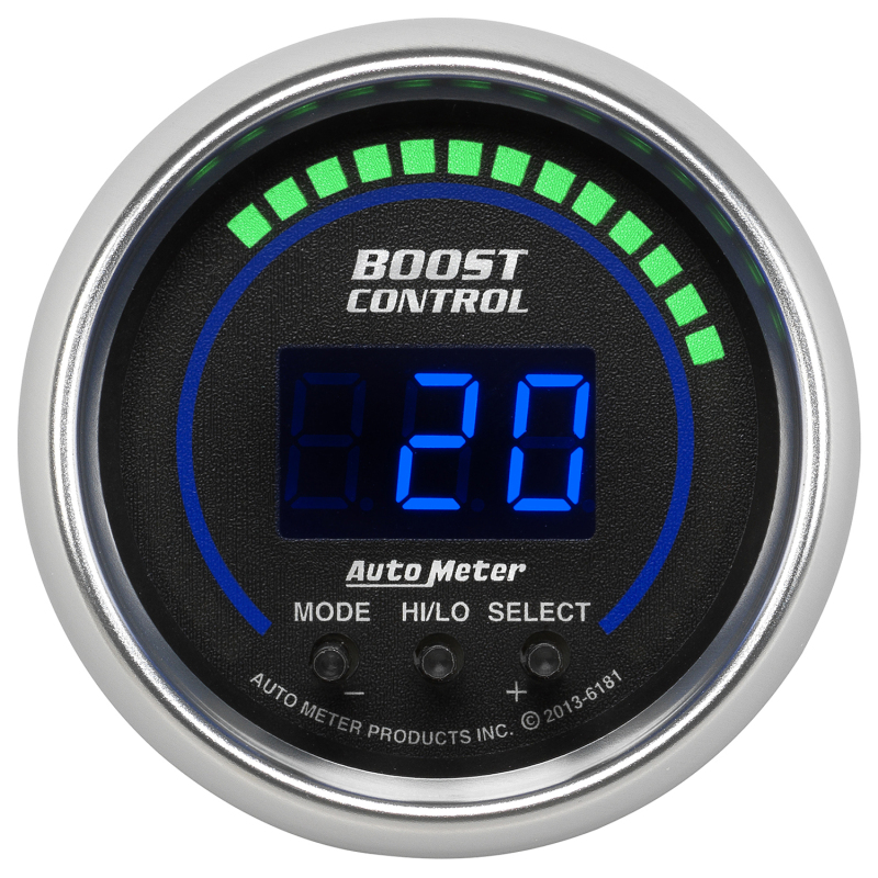 Autometer Cobalt 52mm 30inHG/30psi Digital Boost Controller thumbnail 5
