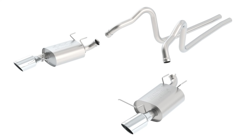 Borla 11-12 Ford Mustang 3.7L AT/MT RWD 2dr ATAK SS Catback Exhaust thumbnail 4