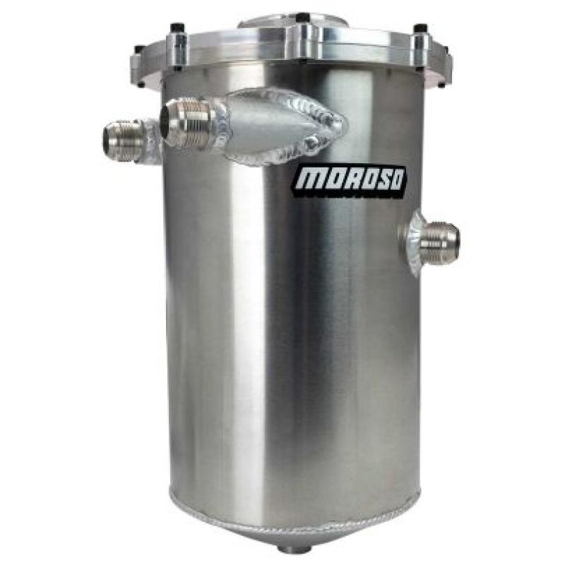 Moroso MMPS Split Top 16in Tall 8in Dia 7.5qt Dry Sump Tank