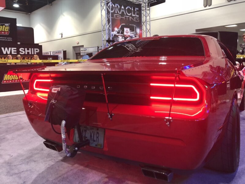 Oracle Dodge Challenger 08-14 LED Waterproof Afterburner Kit - Red thumbnail 8