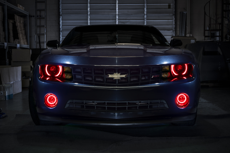 Oracle 10-13 Chevrolet Camaro LED Fog Light Halo Kit - Red