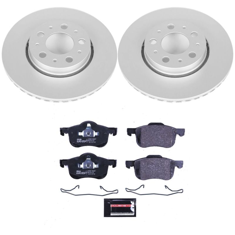 Power Stop 01-07 Volvo S60 Front Euro-Stop Brake Kit thumbnail 2