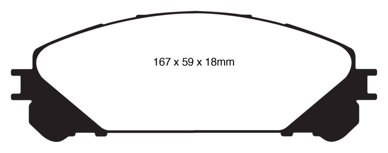 EBC S13 Brake Pad and Rotor Kit (1x ebcRK7498, 1x ebcDP41837R) thumbnail 6