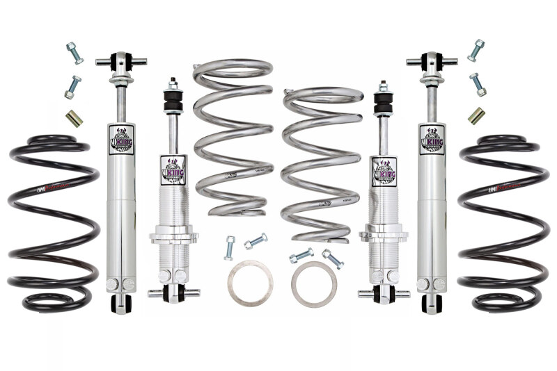 AB4250-1 - 1964-1966 GM A-Body Shock/Spring Lowering Kit, Double Adj. Shocks