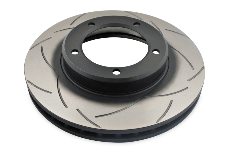 DBA Street Series T2 Disc Brake Rotors DBA790S Rotor, T2, Vented, Slotted Surface, Iron, Black Painted, Toyota, Front, Each thumbnail 3