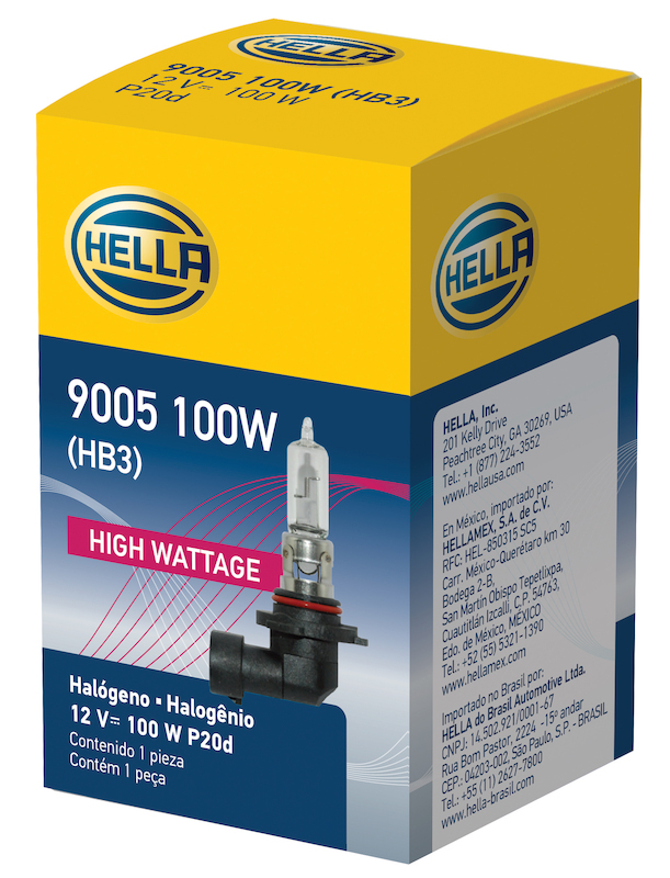 Hella 9005/HB3 12V 100W P20d T4 Halogen Bulb thumbnail 9