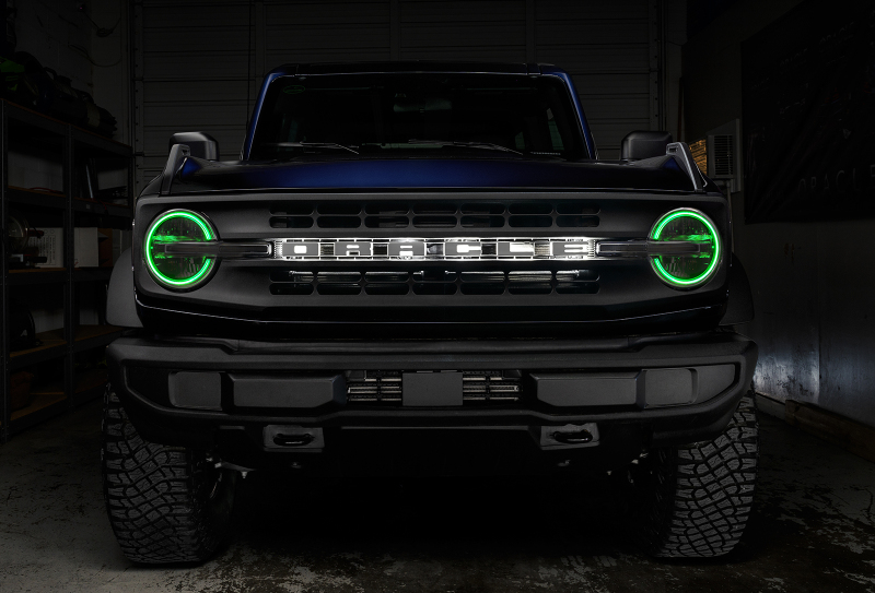 Oracle 2021 Ford Bronco DRL Upgrade w/ Halo Kit - ColorSHIFT w/ No Controller thumbnail 9