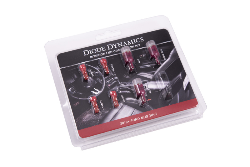 Diode Dynamics 18-19 Mustang Stage 2 Mustang Interior LED Light Kit - Red thumbnail 2