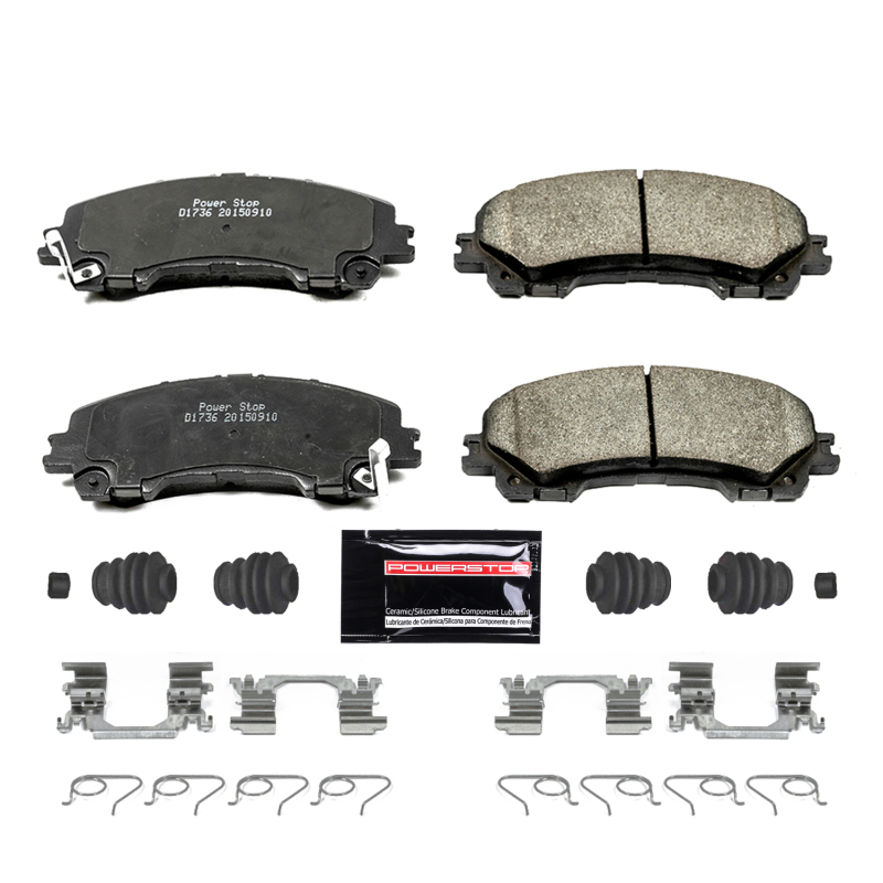 Power Stop 2023 Nissan Z Front Z23 Coated Kit w/Calipers (1x psbZ23-1736, 2x psbJBR1559EVC, 2x psbL7147) thumbnail 3