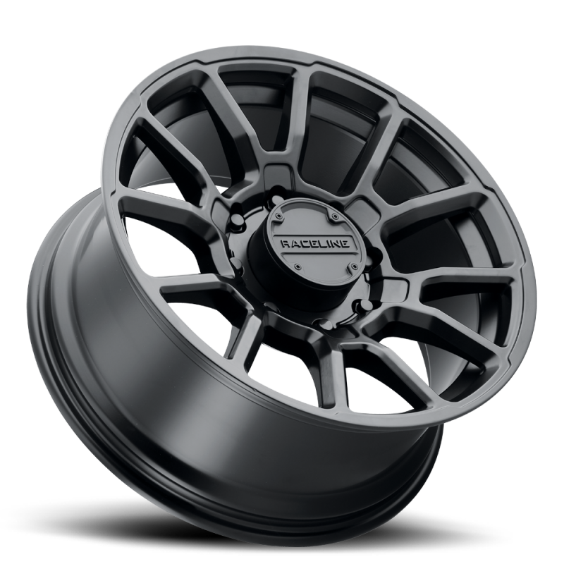 Raceline 950B Gauge 18x9in / 8x170 BP / 18mm Offset / 125.2mm Bore - Satin Black Wheel thumbnail 5