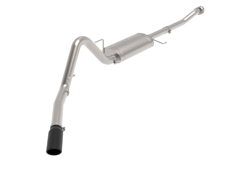 aFe Apollo GT 3in 409 SS Cat-Back Exhaust 2021 Ford F-150 V6 2.7L/3.5L (tt)/V8 5.0L w/ Black Tips thumbnail 2