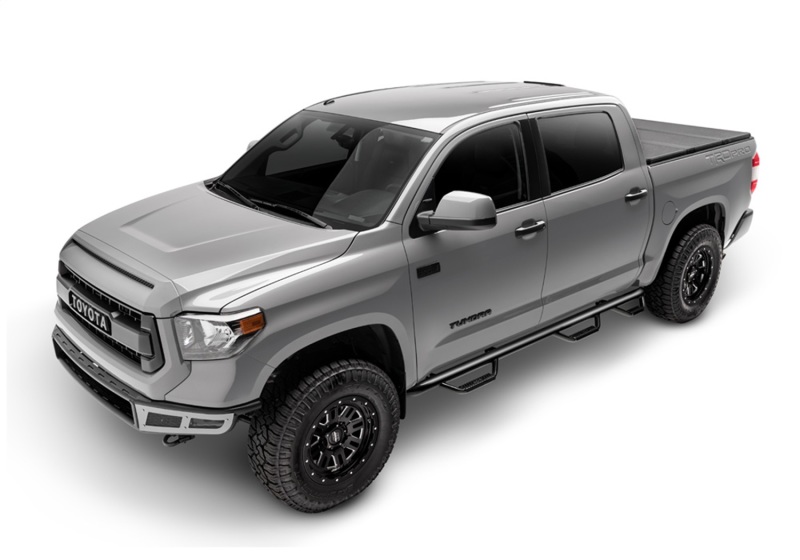 N-Fab Nerf Step 15-17 GMC - Chevy Canyon/Colorado Crew Cab 5ft Bed - Gloss Black - Bed Access - 3in thumbnail 6