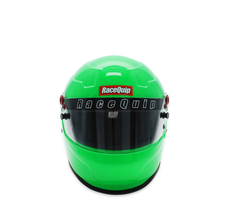 RaceQuip PRO25 SA2025 FLO GRN MED HELMET thumbnail 4