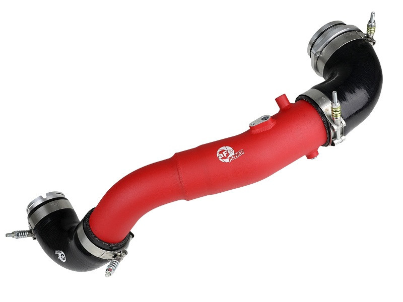 aFe 2020 Toyota Supra 3.0L 3in Red Intercooler Tube - Hot thumbnail 8