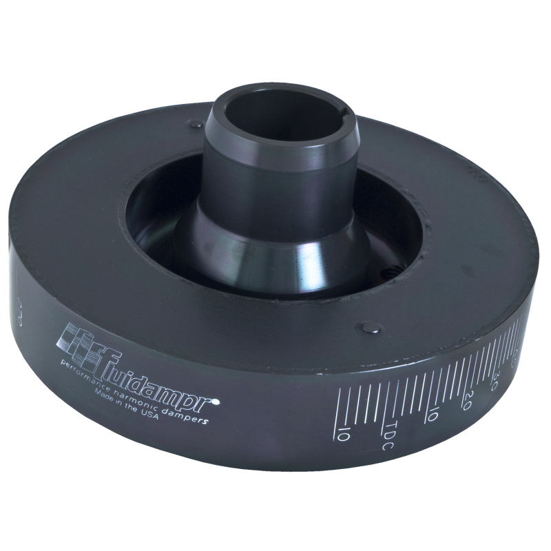Fluidampr Harmonic Dampers 650401 Balancer, Internal Balance, Steel, Black, Pontiac, V8, Each thumbnail 8