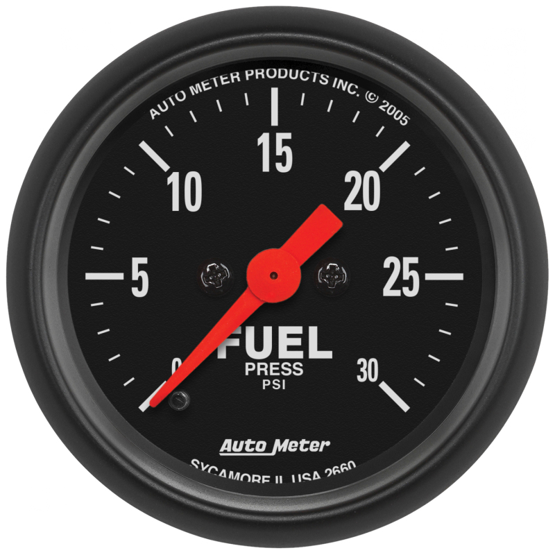 Autometer 2 1/16in 0-30 PSI Fuel Pressure Gauge Digital Stepper Motor Z Series thumbnail 4